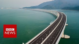 Worlds longest sea bridge  BBC News [upl. by Sergio240]