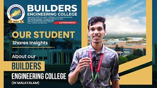 Our Student Mr Akshaya Suresh shares Insights about Builders Engineering College In Malayalam [upl. by Roxane185]