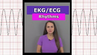 ECG EKG Heart Rhythms Nursing shorts afib vtach bradycardia sinus rhythm aflutter [upl. by Happ570]