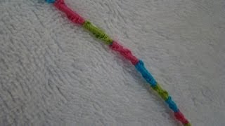 How to Make The Chinese Staircase or Spiral Friendship Bracelet ll TheRichmond01 [upl. by Naval]