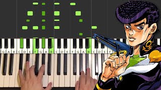 Josuke Theme Piano Tutorial Lesson [upl. by Tereve485]