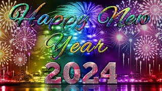 Happy New Year 2024 green screen effects background video [upl. by Beulah]