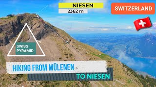 Niesen Hike  Swiss Pyramid 🇨🇭  From Mülenen to Niesen [upl. by Ahsienar]