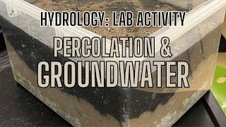 Hydrology Lab Activity Infiltration Percolation amp Groundwater [upl. by Dloraj523]