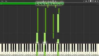 Halo 3 ODST  The Light at the End Another Rain Theme Piano Tutorial Synthesia [upl. by Nodle]