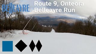 Belleayre Mountain  Route 9 to Onteora to Belleayre Run [upl. by Dauf]