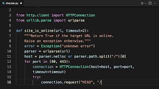 Create a Website Connectivity Checker CLI in Python [upl. by Winola645]