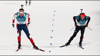 2018 Biathlon Most Spectacular Mass Start  Bronze for Emil Hegle Svendsen [upl. by Silrak111]