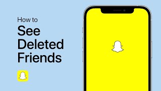 How To See Deleted Friends on Snapchat  Preview Removed Friends [upl. by Carrel]