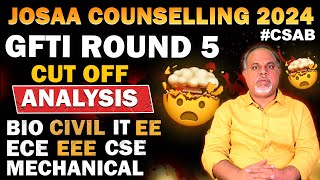 🔥🤯CSAB Counselling 2024 😨JOSAA GFTI Round 5 Cutoff 2024  Shocking 😳 CSAB Counselling Latest Updates [upl. by Franzoni]