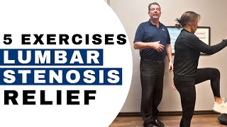 5 EasyToDo Exercises For Quick Lumbar Spinal Stenosis Relief  Dr John Zielonka [upl. by Alamak836]