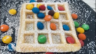 Basic Einfacher Waffelteig zum selber machen  Grund Rezept  Kochnoob [upl. by Ardel494]