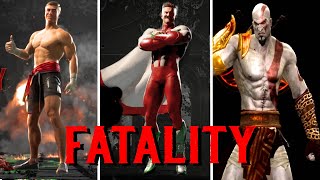 Mortal Kombat All Guest Character Fatalities 20082023 [upl. by Engedus41]