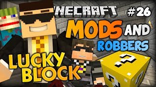 Bashurs Lucky Laugh  Minecraft Modded Cops and Robbers  Lucky Block Mod [upl. by Pren]