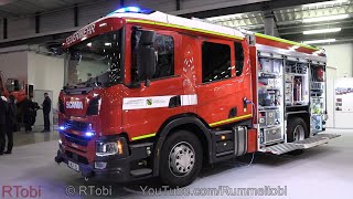 German Scania P280 Magirus Fire Engine  Exterior amp Interior  Saxony Fire School GER  102021 [upl. by Enifesoj698]