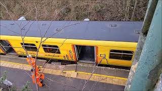 Kirkby Station Derailment 140321 [upl. by Anitsud530]