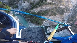 60 METERS FREE FALL with a chair  Canyon Swing 🇳🇿 [upl. by Polly]