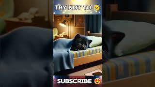 Try not to Cry 😿 🐈🆚🐈‍⬛ cutecat catshorts kitten cutekitty [upl. by Lidia263]