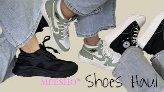 Meesho Shoes Haul  Worth it  Try on Haul amp Honest Reviews  Dupe of Branded shoes [upl. by Aleihs]