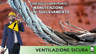 Come controllare le funi dei carroponti di sollevamento [upl. by Dall]