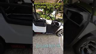 Retired golf cart from Trump Maralago club [upl. by Mond]