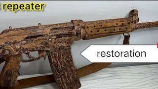 12 BORE repeater restoration 12 Bore shoot gun restoration [upl. by Etnuhs]