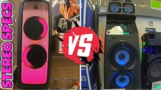 SONY MHC V90D VS JBL PARTYBOX 1000  BEST BLUETOOTH SPEAKER BASS BATTLE  2021 OFFICIAL VIDEO [upl. by Ecille]