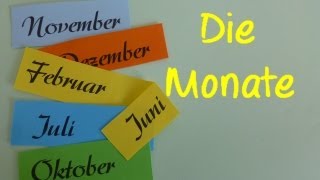 Learn German Die Monate [upl. by Hujsak]