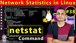 What is netstat Command in Linux  Check Network Ports TCP UDP and Unix Connections  In Hindi [upl. by Ellehsat]