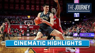 Cinematic Highlights Purdue at Rutgers  Big Ten Basketball  The Journey [upl. by Frannie982]