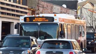 SEPTA 2004 New Flyer D40LF 5808 on route 15B at Frankford and Girard [upl. by Remoh]