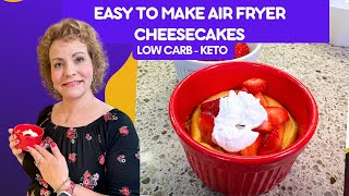 Easy to Make Low Carb Keto Air Fryer Cheesecakes [upl. by Paulie81]