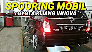 CARA MENGATASI MOBIL INNOVA NARIK KE KIRI  SPOORING MOBIL TOYOTA KIJANG INNOVA [upl. by Acinoda]