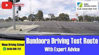 Bundoora Driving Test Route With Expert Advice  Manu Driving School [upl. by Gemina]