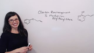 Claisen Rearrangement Part 3 Aromatic Rearrangement Mechanism [upl. by Kerr900]