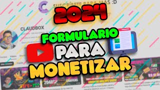 Como LLENAR el Formulario W8BEN para MONETIZACIÓN en YouTube 📜 Información Fiscal ADSENSE 2024 [upl. by Misty]