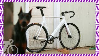 Building a 2018 Aventon Mataro  Fixed Gear Cycling Vlog [upl. by Ardnayek732]