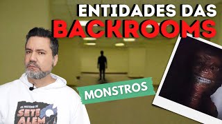 AS ENTIDADES DAS BACKROOMS CRIATURAS ENCONTRADAS NAS BACKROOMS [upl. by Anilet]