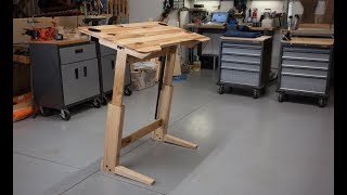 How to Build a Standing Desk  Drafting Table [upl. by Krute487]