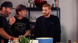 Andrew Santino unnecessarily swearing on Bert Kreischers cooking show [upl. by Nan]