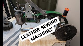 I got a leather sewing machine YaeTek Hand Cobbler Shoe Repair [upl. by Norud623]