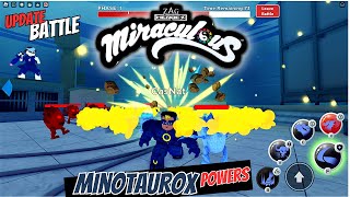 Miraculous Ladybug Minotaurox POWERS Roblox [upl. by Lenox320]