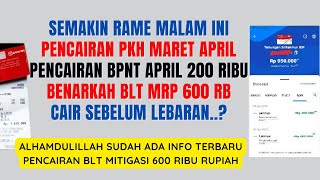 BLT MRP 600 RIBU APAKAH CAIR MENYUSUL CAIR BPNT DAN PKH DI KKS BRI BNI BSI MANDIRI SEBELUM LEBARAN [upl. by Ailis]