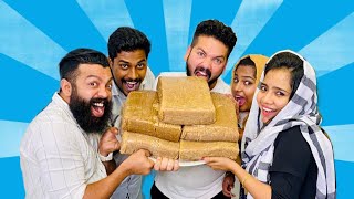 25Kg Halwa Eating Challenge 😃  Basheer Bashi amp Friends  Suhana  Mashura [upl. by Waters]