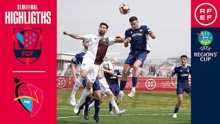 RESUMEN  Copa de Regiones UEFA  Castilla la Mancha  Galicia  Semifinal [upl. by Ahsinrad865]