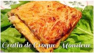 ❥ Gratin de Croque Monsieur [upl. by Mailli]