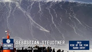 Sebastian Steudtner at Nazaré  2018 Ride of the Year Award Entry  WSL Big Wave Awards [upl. by Javed]