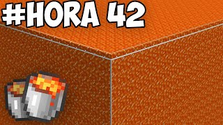 ¡Hice un CUBO GIGANTE de LAVA en Minecraft Survival [upl. by Novej]