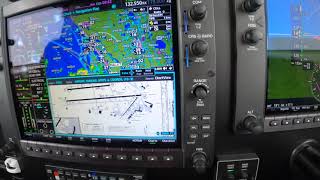 Using the Garmin G1000 Nxi to prepare for an Arrival [upl. by Nilya]