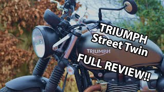 Triumph Street Twin 900 Full Honest Review Maybe not [upl. by Daeriam]